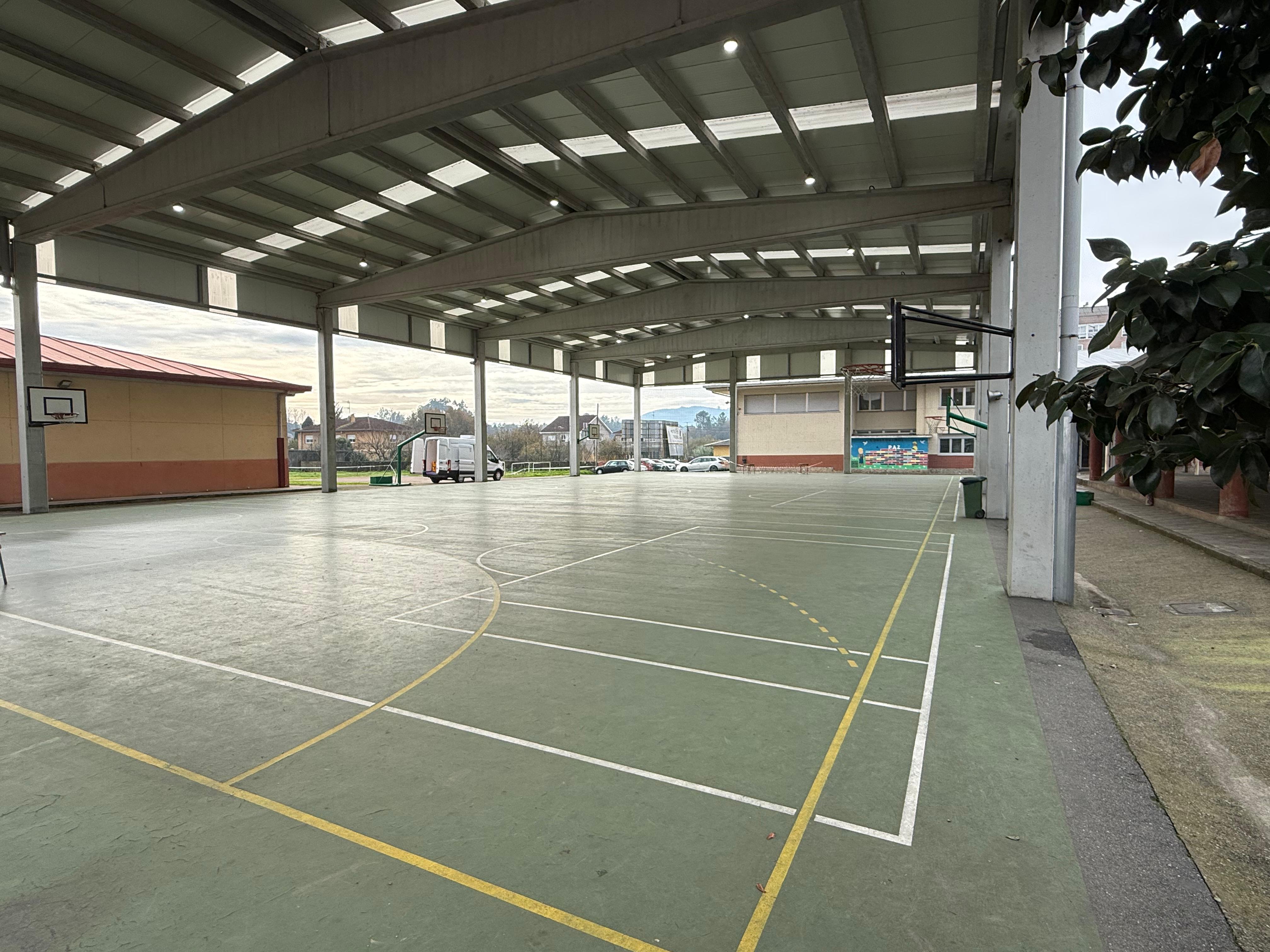 Instalaciones del Campus de Baloncesto en Galicia Clutch Basketball Camp en Ponteareas